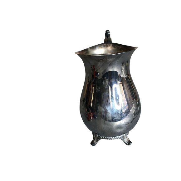 The International Silver Company Beverage Water Pitcher Ice Guard Silverplated - Picture 10 of 11